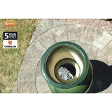 Top View On Gardeco Asteria Extra Large Green Chimalin AFC Chiminea | SKU: AFC-C51.77 | Barcode: 5031599047515