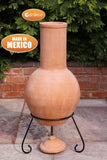 Mexican Chiminea Natural Terracotta