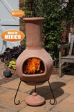 Gardeco Extra Large Colima Mexican Chiminea Natural Terracotta | SKU: C8C.00 | Barcode: 5031599037288