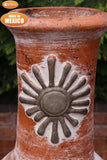 Gardeco Extra Large Sol Mexican Chiminea In Rustic Orange | SKU: C8SL.37 | Barcode: 5031599039190