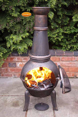 Gardeco Extra Large Granada Cast Iron Chiminea