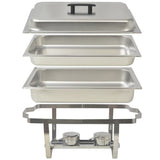 VidaXL Stainless Steel 3 Piece Chafing Dish Set | SKU: 50529 | UPC: 8718475508762 | Weight: 15.9kg
