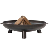 RedFire Salo Black Steel Fire Bowl With Logs Inside | SKU: 411828 | UPC: 8718801853856