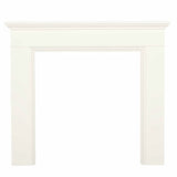 FLARE Westerdale 48" Timber Fireplace Surround In Soft White