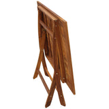 Folded Chair From VidaXL Acacia Wood 5 Piece Folding Dining Set With Rectangular Table | SKU: 44056 | UPC: 8718475614333